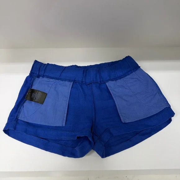 Guess Royal Blue Linen Shorts | Drawstring Waist | Size S | Like New - Picture 8 of 8